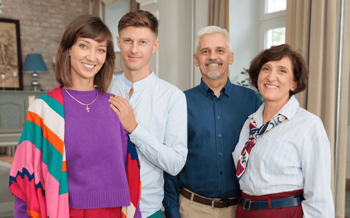 Anna i Piotr Werwińscy oraz Sylwia i Piotr Jeleń